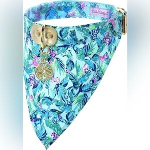 Lilly Pulitzer Dog Bandana Collar - Size Medium/Large